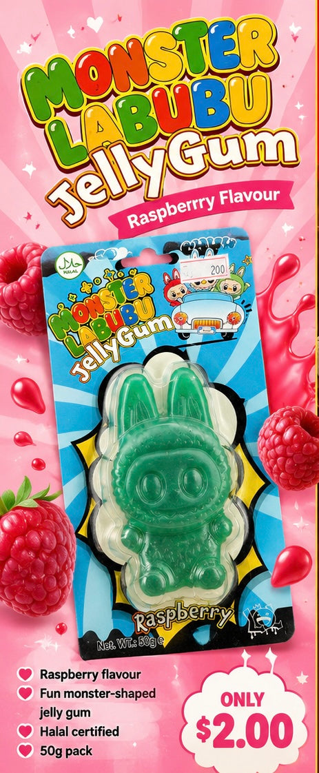 Labubu raspberry