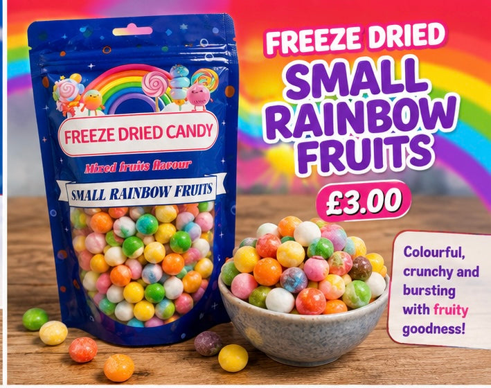 Freeze dry rainbow fruit
